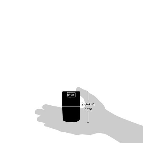 Recipient vidat Tightvac 20g, călătorie - negru