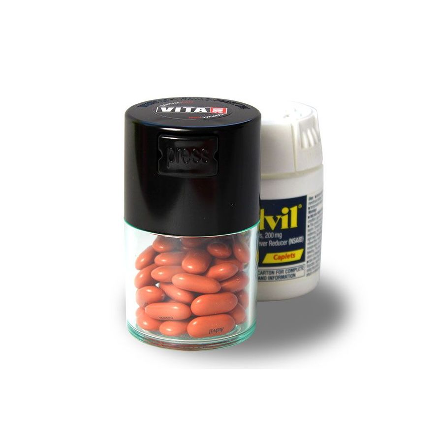 Recipient vidat Tightvac 20g - Călătorie / Transparent