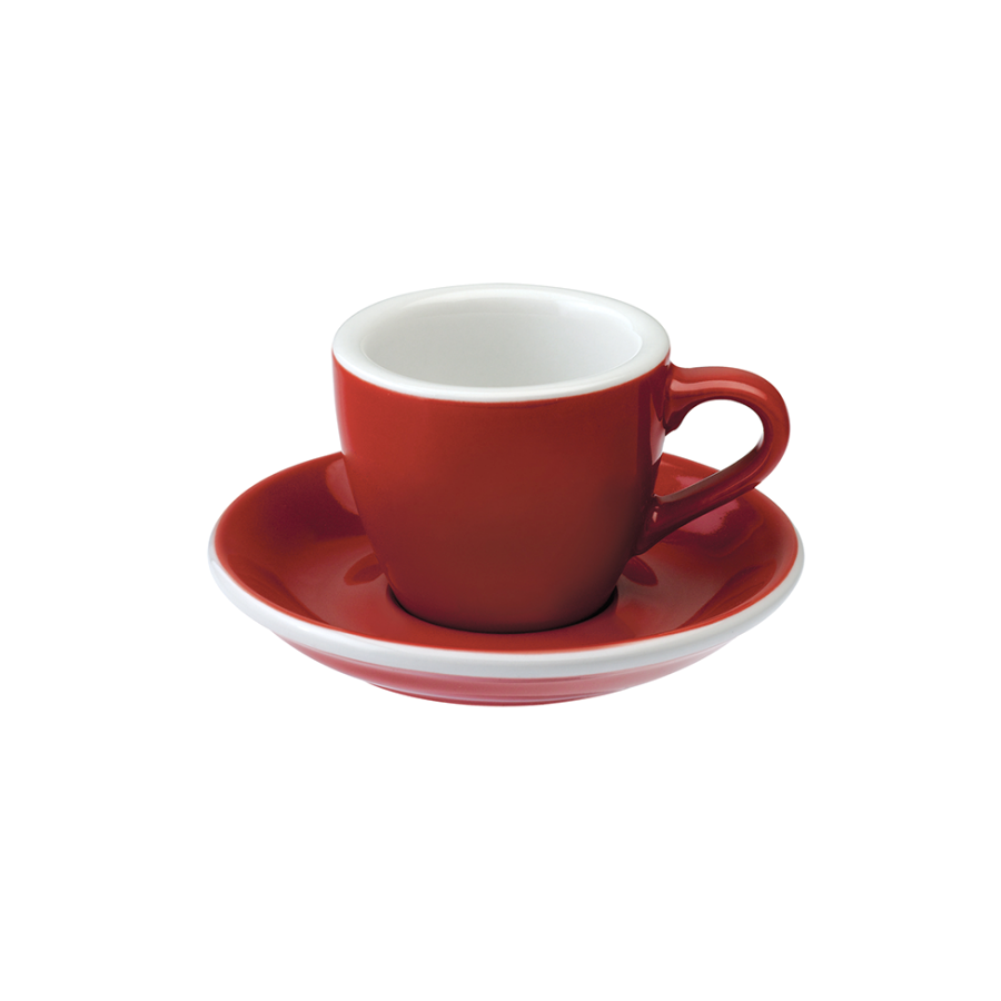 Cupă Loveramics Egg - Espresso 80ml, ROȘU