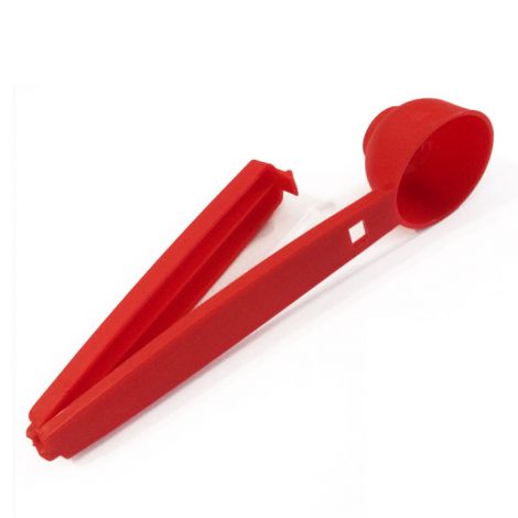 Lingură de cafea cu clips, din plastic