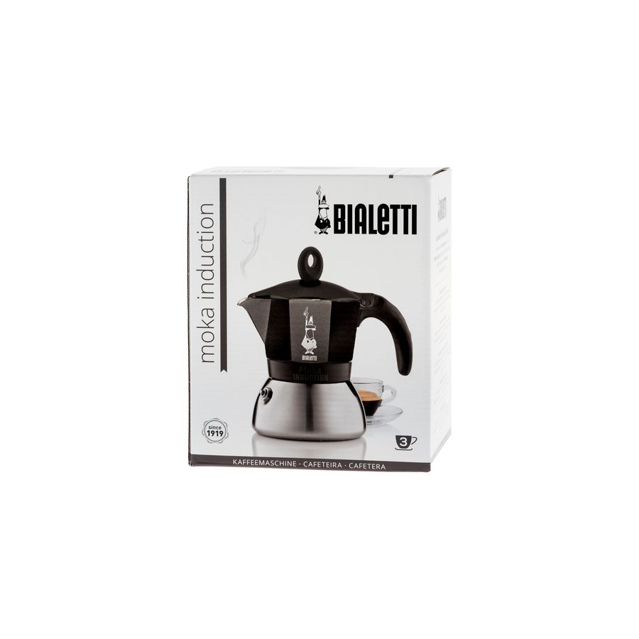 Bialetti Moka Moka Moka Induction 3 căni negru