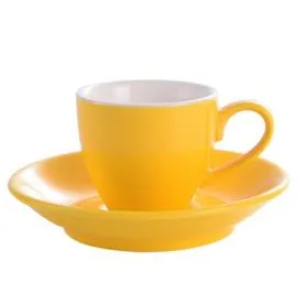 Ceașcă de espresso Kaffia 80ml - galben