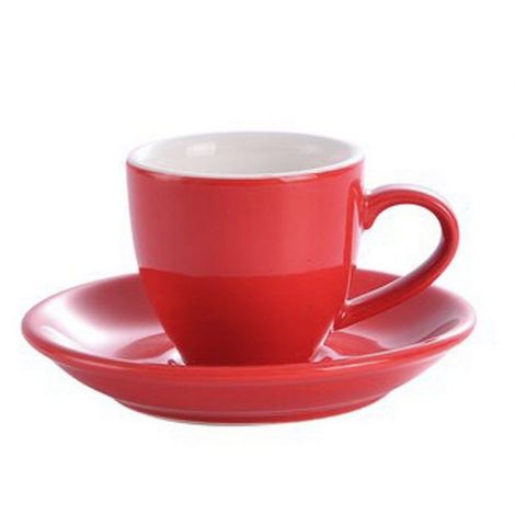 Ceașcă de espresso Kaffia 80ml - roșu