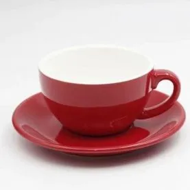 Ceașcă Cappuccino Kaffia 170ml - roșu