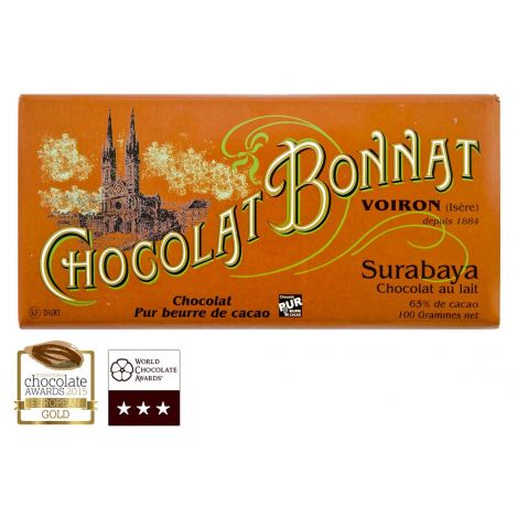 Ciocolată Bonnat Surabaya 65% - lapte