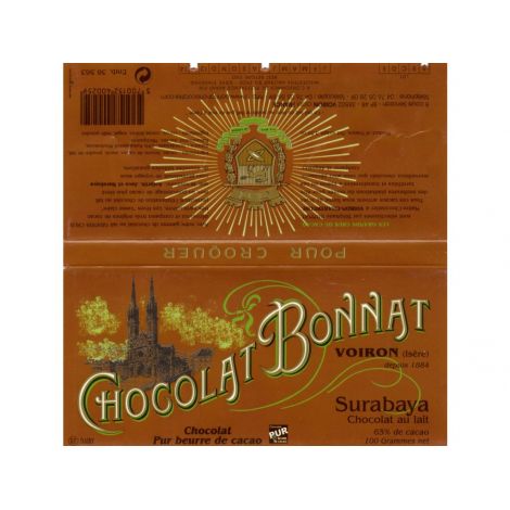 Ciocolată Bonnat Surabaya 65% - lapte
