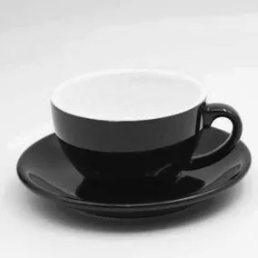 Ceașcă Cappuccino Kaffia 170ml - negru