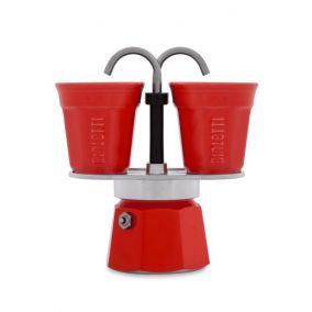 Set cadou Bialetti Mini Express 2 căni roșu