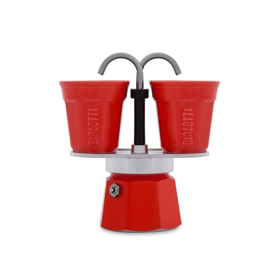 Set cadou Bialetti Mini Express 2 căni roșu