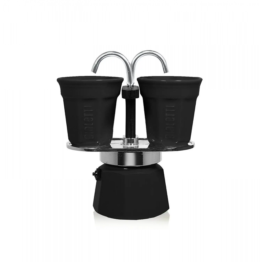 Set cadou Bialetti Mini Express 2 cești negru