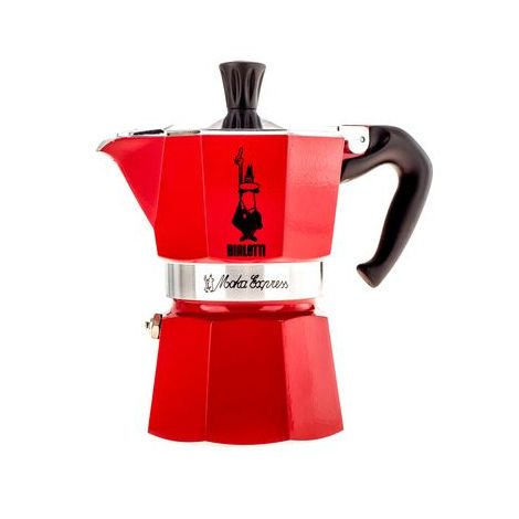 Bialetti Moka Express 3 cafetieră moka roșu