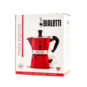 Bialetti Moka Express 3 moka pot roșu 2
