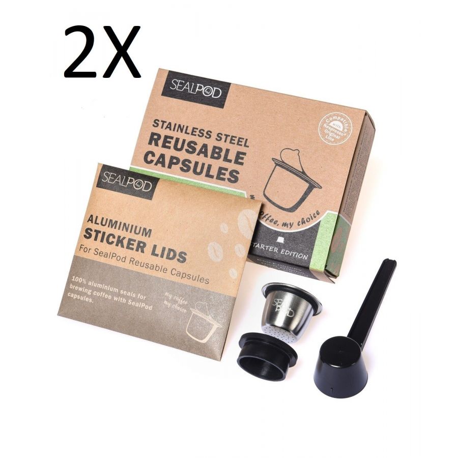 2x capsule Sealpod pentru Nespresso ®