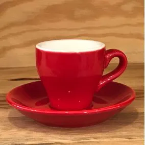 Ceașcă de espresso Kaffia 80ml - roșu