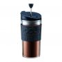 Presă de călătorie Bodum 350 ml pentru prepararea comodă a cafelei frenchpress oriunde în deplasare. 
