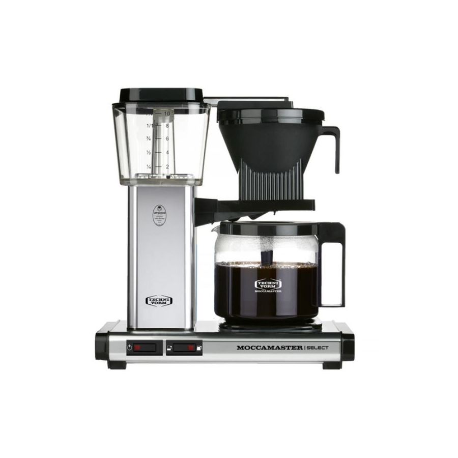 Mașină de cafea Moccamaster KBG Select POLISHED SILVER
