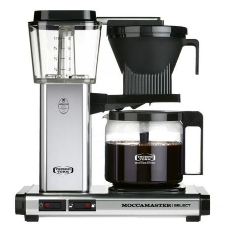 Mașină de cafea Moccamaster KBG Select POLISHED SILVER