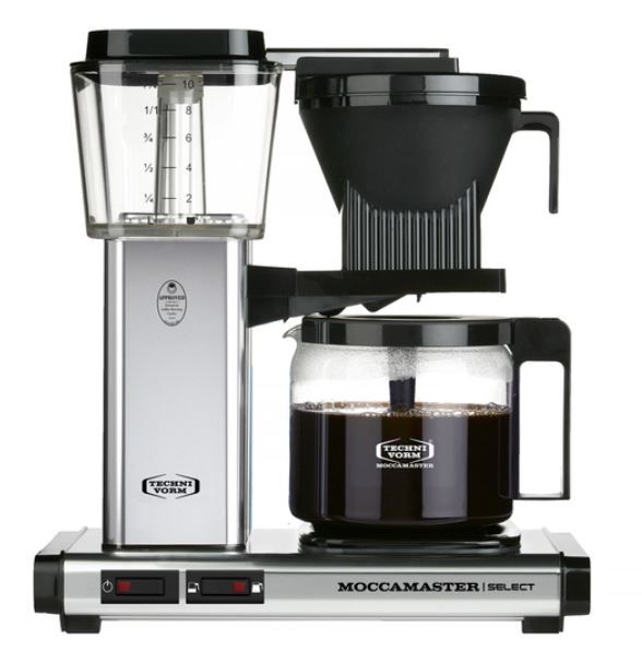 Mașină de cafea Moccamaster KBG Select POLISHED SILVER