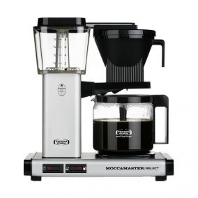 Mașină de cafea Moccamaster KBG Select MATT SILVER