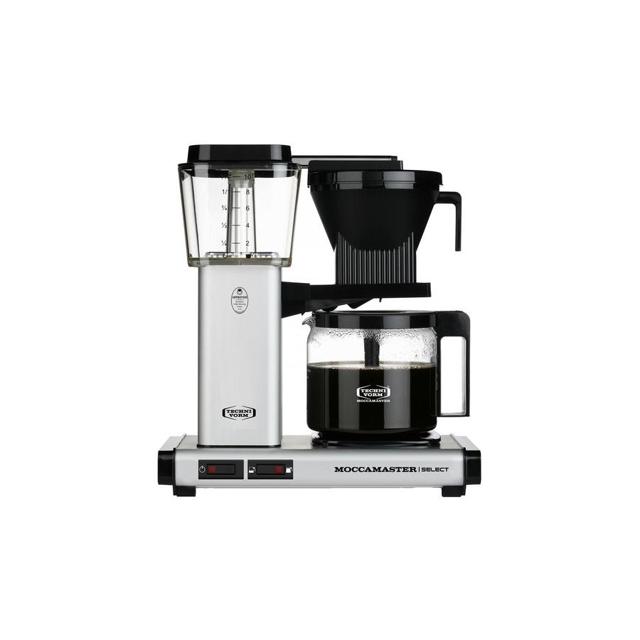Mașină de cafea Moccamaster KBG Select MATT SILVER