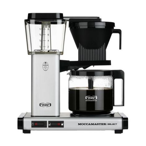 Mașină de cafea Moccamaster KBG Select MATT SILVER