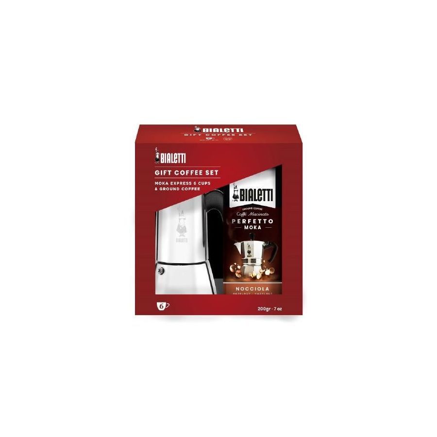 Bialetti Venus 6, cafea cu inducție (pachet cadou)