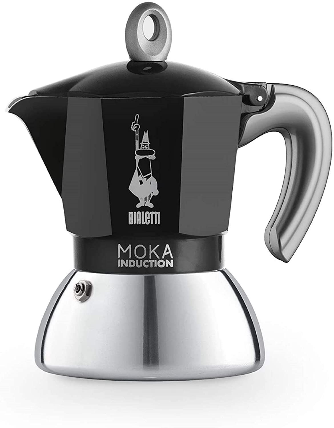 Bialetti Negru Moka Induction 2 Căni Nou