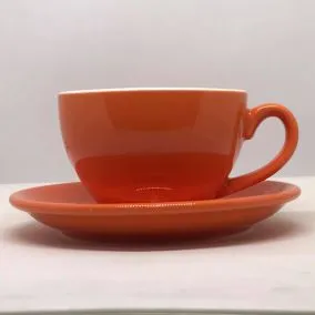 Ceașcă de cappuccino Kaffia 220ml - portocaliu