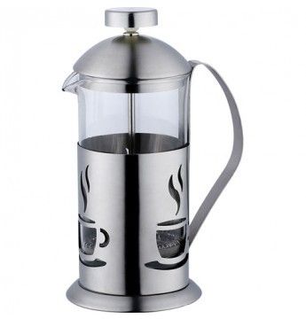 French press 600ml Kaffia (oțel inoxidabil) - model de cafea