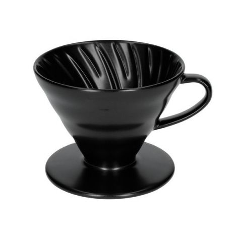 Dripper Hario V60-02 ceramic - negru mat