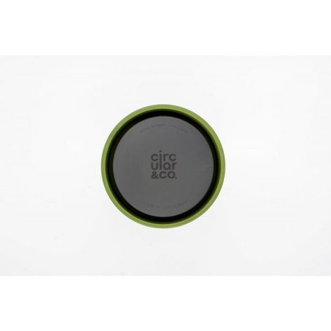 Cupa circulară (rCup) Cremă și verde 227ml