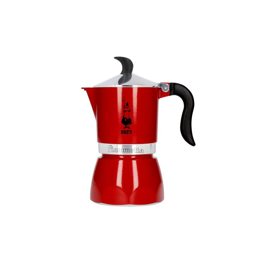 Bialetti Fiammetta 3 light red mocha pot roșu