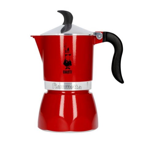 Bialetti Fiammetta 3 light red mocha pot roșu