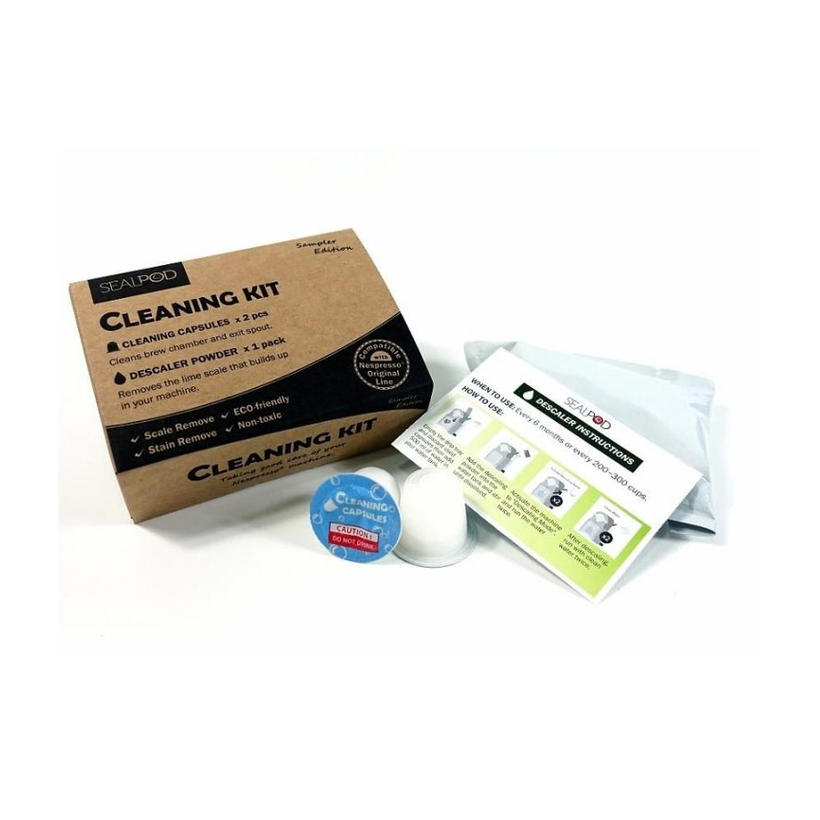 Kit de curățare a capsulelor Sealpod - Nespresso ® Kit de curățare