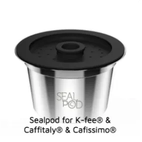 Capsule Sealpod FeePod pentru Tchibo Cafissimo® și Caffitaly®.
