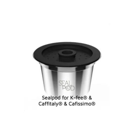 Capsule Sealpod FeePod pentru Tchibo Cafissimo® și Caffitaly®.