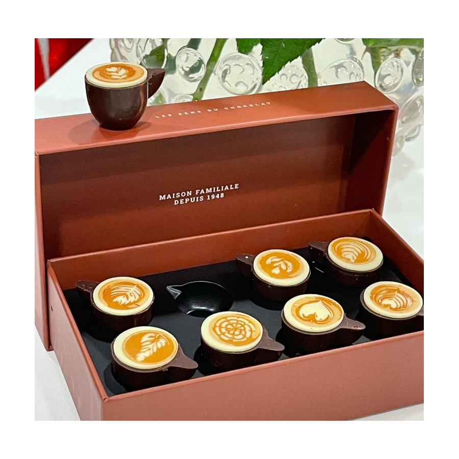 Bomboană de ciocolată Michel Cluizel "8 Cappuccino"