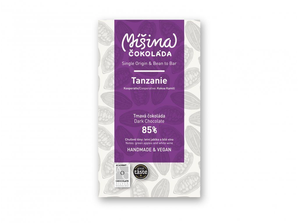 Amestec de ciocolată Tanzania 85%