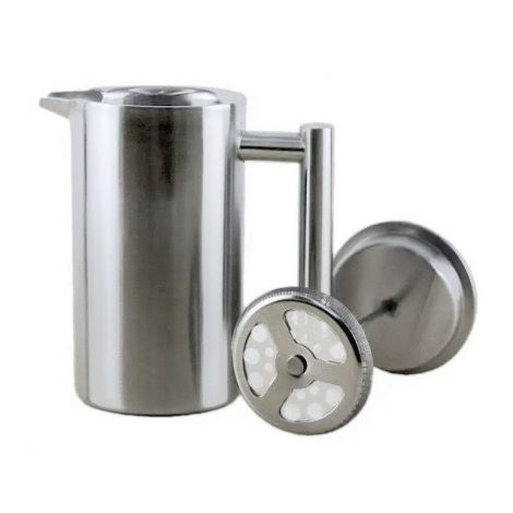 Presă franceză din oțel inoxidabil 350ml Kaffia - Argintiu