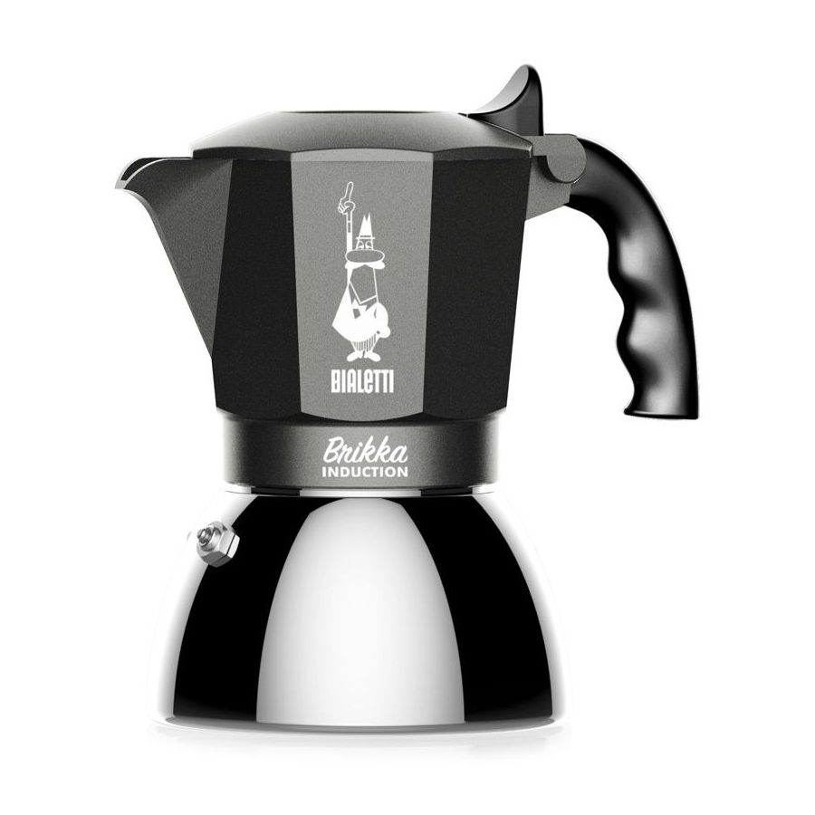 Cafetieră moka Bialetti Brikka Inducție 4 gri