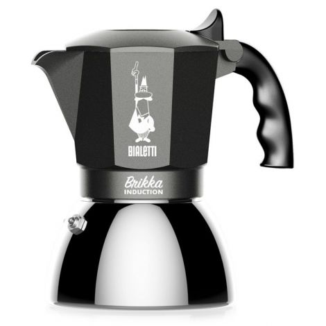 Cafetieră moka Bialetti Brikka Inducție 4 gri