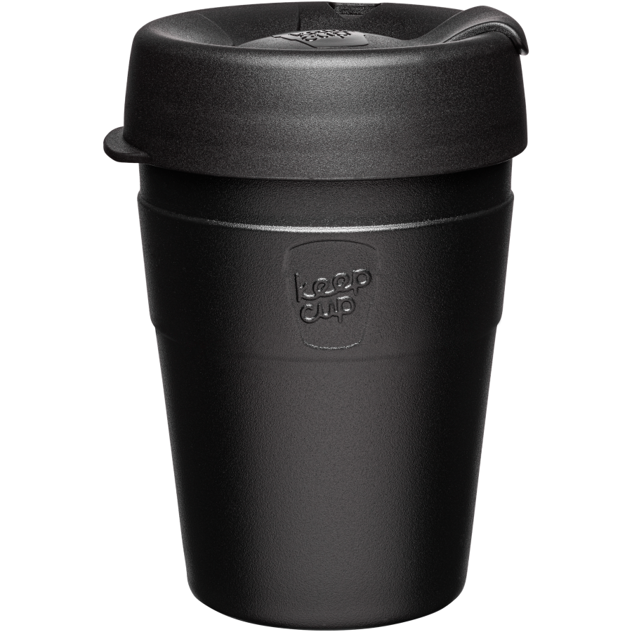 KeepCup Thermal negru din oțel inoxidabil M 340ml
