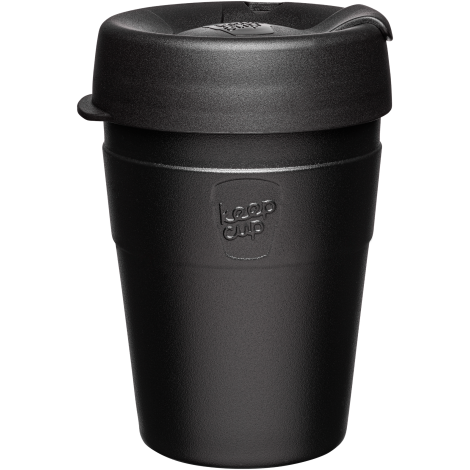 KeepCup Thermal negru din oțel inoxidabil M 340ml