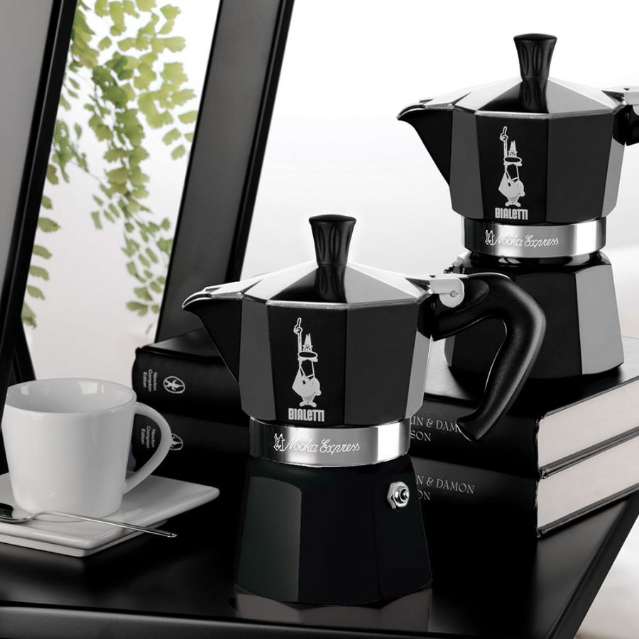 Bialetti Moka Express 6 cafetieră moka negru