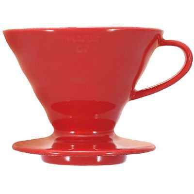 Dripper Hario V60-02 ceramic - roșu (VDC-02R)