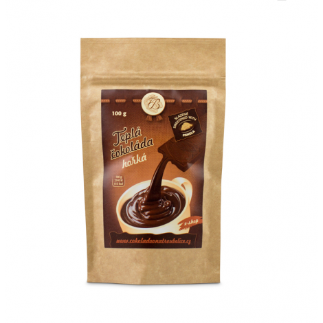 Ciocolată neagră caldă 100g, fabrica de ciocolată Troubelice