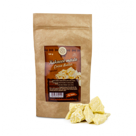 Unt de cacao natural, 100g, fabrica de ciocolată Troubelice