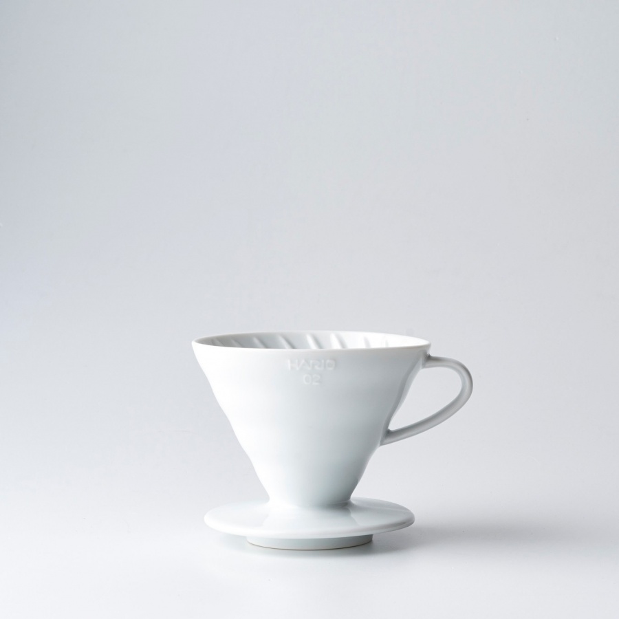 Dripper Hario V60-02 ceramic - alb (VDCR-02-W)