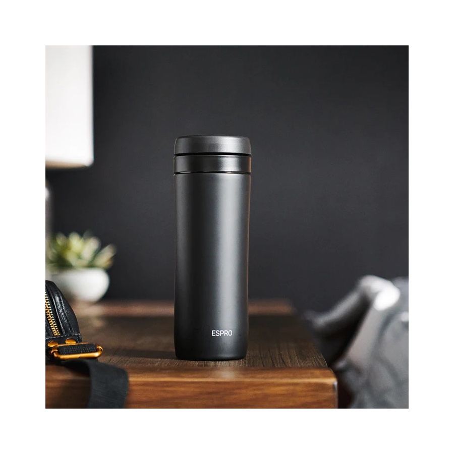 Frenchpress Espro Travel Press 300ml argintiu