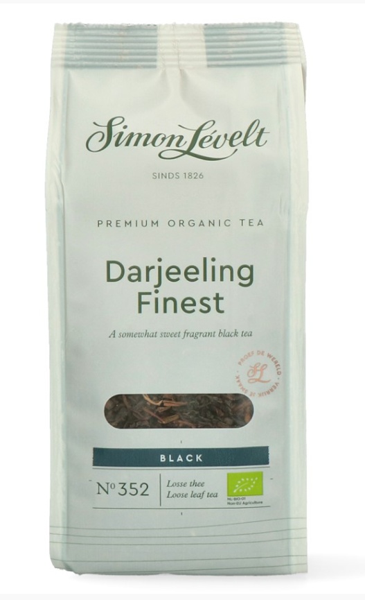 Ceai vrac Darjeeling cel mai bun Simon Lévelt BIO 90g